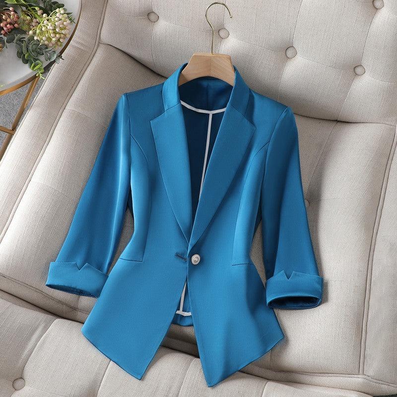 Marie Caley Elegant Silky Blazer