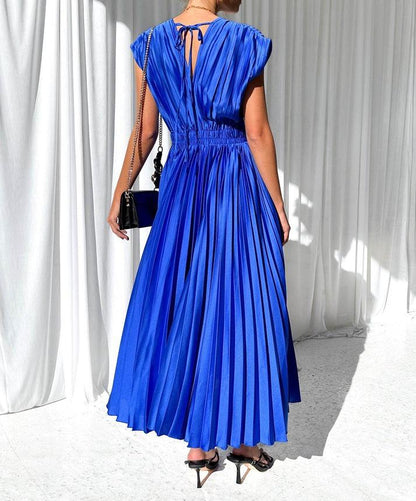 Sexy Sleeveless Pleated Dress