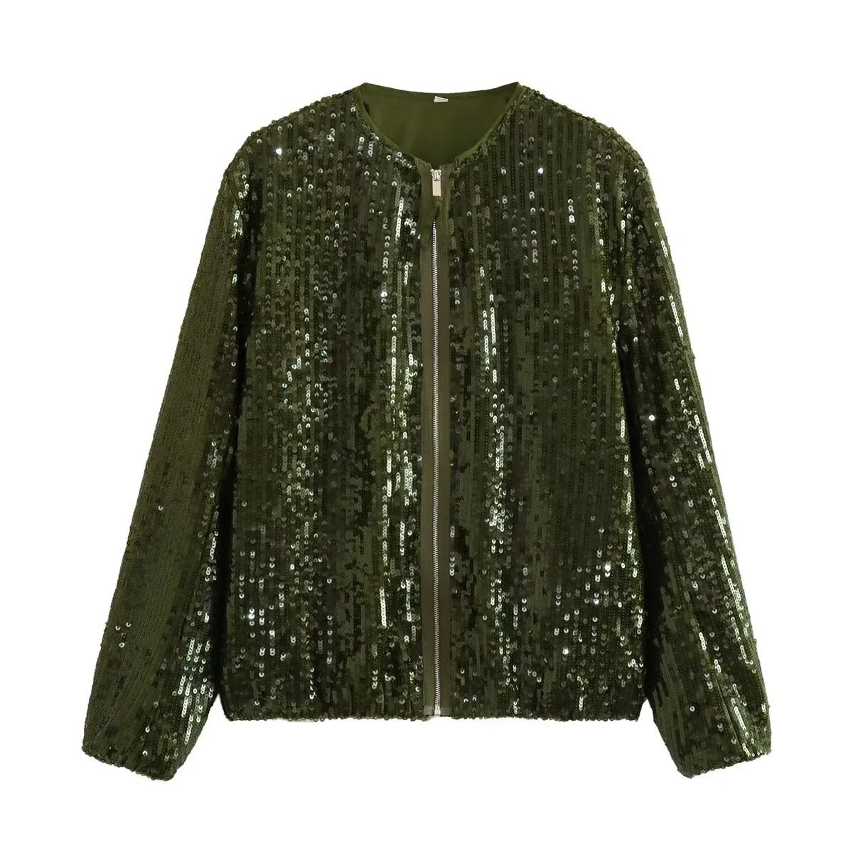 Sequined Bomber Party Jacket