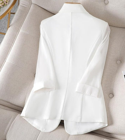 Women's Fall Open Front Long Sleeve Work Office Blazer