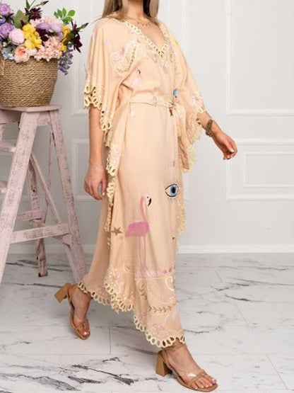 La Brisa Kaftan Midi Dress