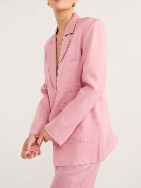 The Marlowe Blazer In Pink