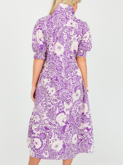 Summer Floral Midi Dress