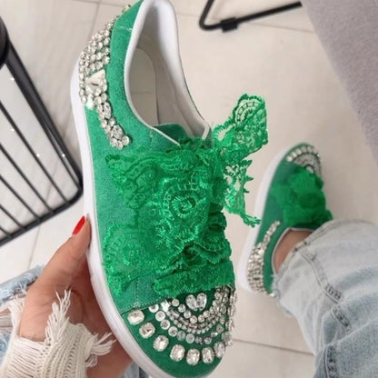 The Rhinestone Sneakers