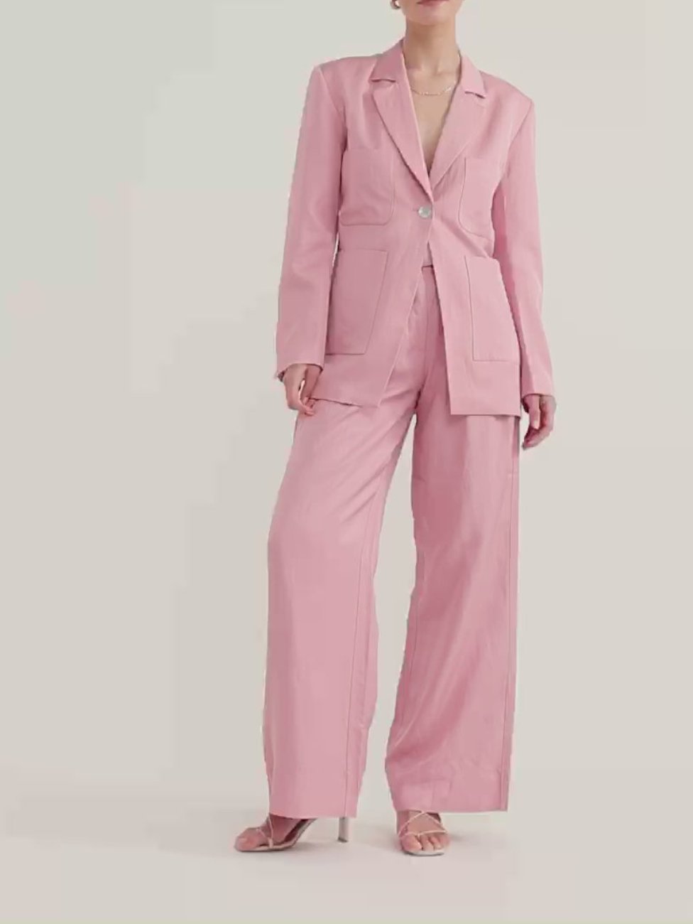 The Marlowe Blazer In Pink