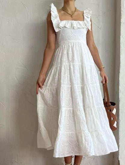 White Leon Dress