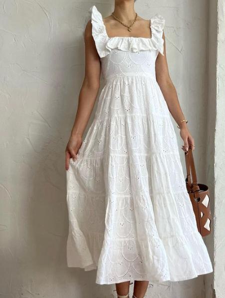 White Leon Dress