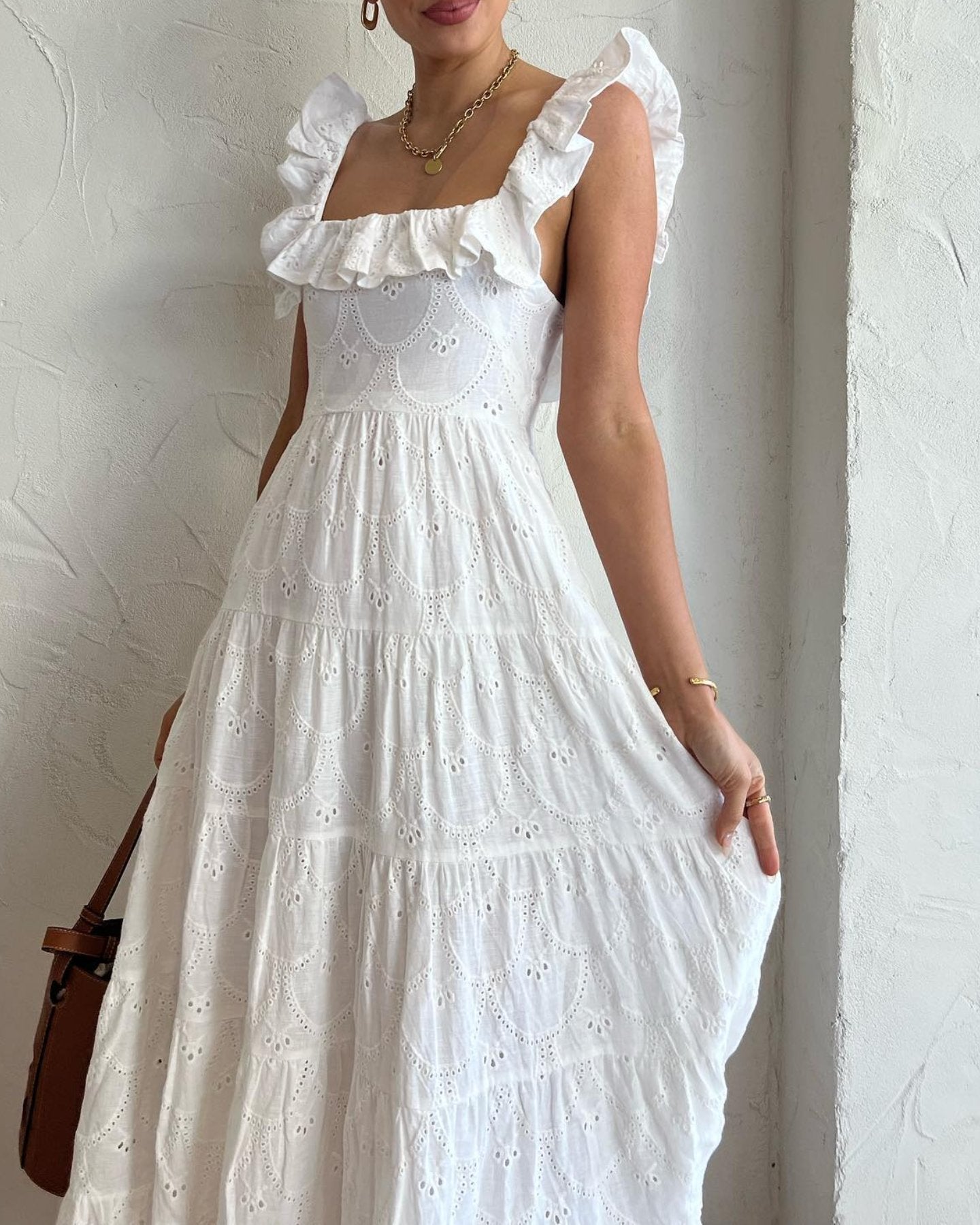 White Leon Dress