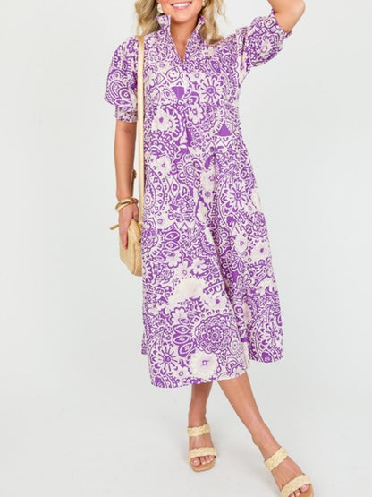 Summer Floral Midi Dress