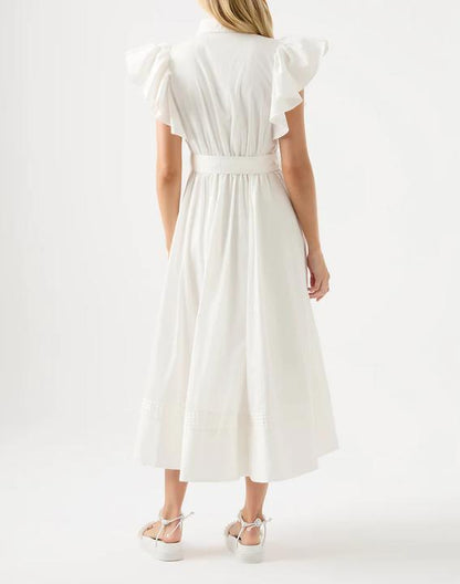 Stunning Frill Midi Dress