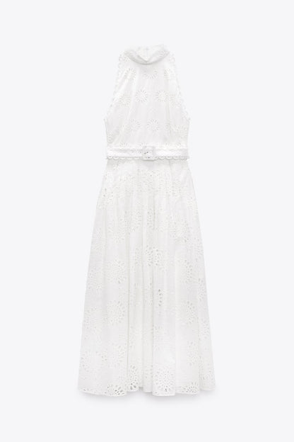 White Lace Stunning Maxi Dress