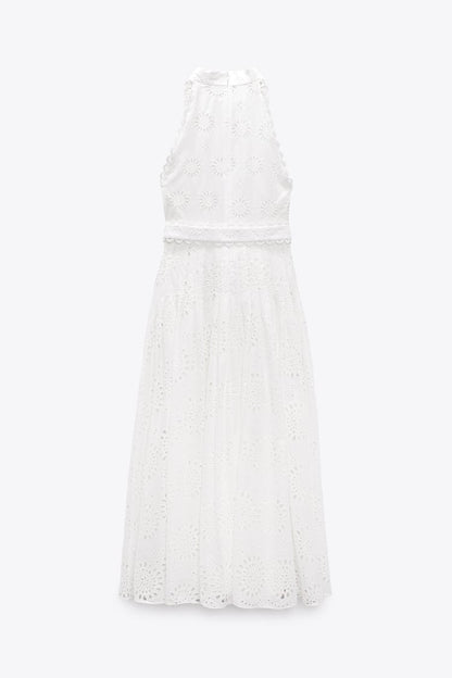 White Lace Stunning Maxi Dress